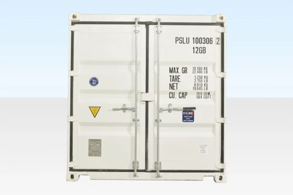 10Ft X 8Ft Shipping Container (One Trip) – White - Image 2