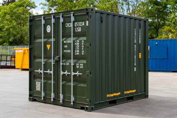 10Ft X 8Ft Shipping Container (One Trip) – Green