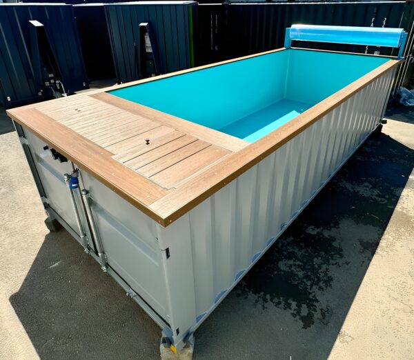 20ft Portable Container Swimming Pool | Caribbean Blue Outdoor Swimming Pool - Image 3