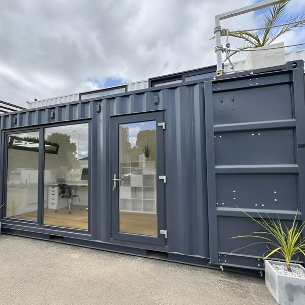20ft x 8ft Custom Shipping Container Conversion | Portable Building | Garden Office