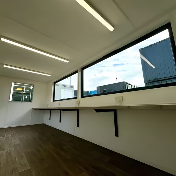 21ft x 8ft Custom Cabin Office / Canteen | Picture Windows | Portable Building - Image 10